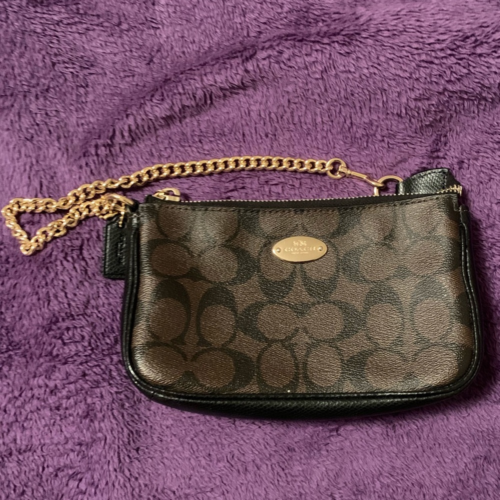 Small Coach Bag With Gold Chain